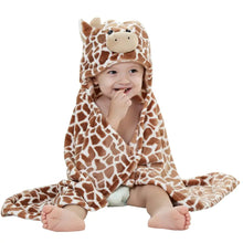 Load image into Gallery viewer, Baby's Hooded Bath Towel