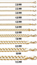 Load image into Gallery viewer, 10K Gold- Ice Chain (Rose Gold)