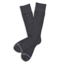 Load image into Gallery viewer, Asher 6-Pack - Charcoal Dress Socks