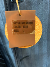 Load image into Gallery viewer, Venezzi Blue SB-4000 3-Button Striped Blazer