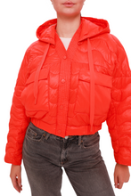 Load image into Gallery viewer, Lexi Cropped Jacket in Coral