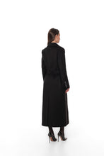 Load image into Gallery viewer, Ellis Tailored Cashmere Wool Coat in Black