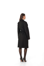 Load image into Gallery viewer, Lafayette Cashmere Blend Overcoat in Black