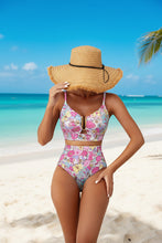 Load image into Gallery viewer, Women's Floral Print High-Waist U-Wire Bikini Set