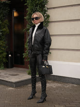 Load image into Gallery viewer, Maxwell Genuine Jumbo Shearling Leather Jacket