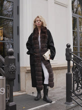 Load image into Gallery viewer, Brackley Genuine Polar Fox Fur Double Face Coat