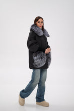 Load image into Gallery viewer, Genuine Silver Fox Down Fill Coat