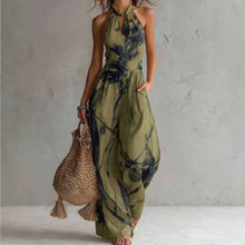 Load image into Gallery viewer, Women's Halter Backless Wide-Leg Jumpsuit | Boho Beach Jumpsuit in 7 Colors