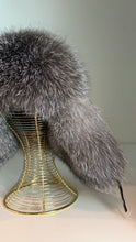 Load image into Gallery viewer, Genuine Silver Fox Leather Hat Unisex
