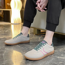 Load image into Gallery viewer, Round Toe Lace-Up Sneakers – Casual Flat Mesh Shoes