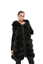 Load image into Gallery viewer, Genuine Polar Fox Fur Vest 90 cm