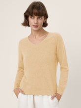 Load image into Gallery viewer, Premium Cashmere Blend Hand-Finished Seamless V-Neck Sweater SURI