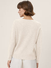 Load image into Gallery viewer, Premium Cashmere Blend Hand-Finished Seamless V-Neck Sweater SURI