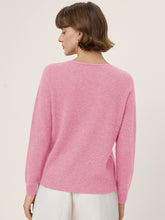 Load image into Gallery viewer, Premium Cashmere Blend Hand-Finished Seamless V-Neck Sweater SURI
