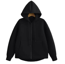 Load image into Gallery viewer, Winter Zipper High Street Double Pocket Oversized Loose Sweater - # BOAA13510008