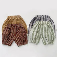 Load image into Gallery viewer, Soft Cotton Striped Bloomers for Newborns and Toddlers - # BAAA1B11010006