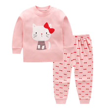 Load image into Gallery viewer, Cotton Pajama Set for Kids 0-5 Years with Cartoon Design - # BAAA81810020
