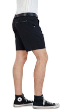 Load image into Gallery viewer, Everyday Stretch Shorts with a Comfortable Built-In Liner - Denim Style- Black