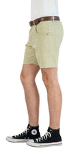Load image into Gallery viewer, Everyday Stretch Shorts with a Comfortable Built-In Liner- Denim Style- Khaki