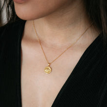 Load image into Gallery viewer, Courage: Evil Eye Necklace - Gold