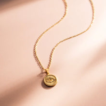 Load image into Gallery viewer, Courage: Evil Eye Necklace - Gold
