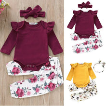 Load image into Gallery viewer, Cute Baby Girl Romper Set - # BAAA71710003