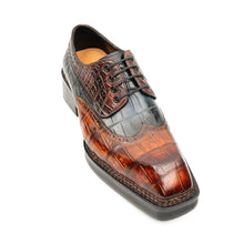 Load image into Gallery viewer, Exotic Crocodile Leather Derby Shoes