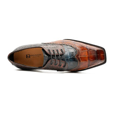 Load image into Gallery viewer, Exotic Crocodile Leather Derby Shoes