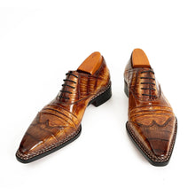 Load image into Gallery viewer, Exotic Nile Crocodile Norwegian Oxford 8001 Brown