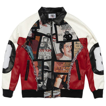 Load image into Gallery viewer, F1028 Narco 8 Ball Varsity Jacket - Red