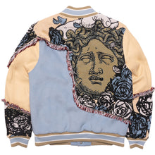 Load image into Gallery viewer, F1034 Cashay Varsity Jacket - Blue