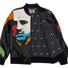 Load image into Gallery viewer, F1037 EL JEFE Vegan Leather Jacket - Black