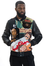 Load image into Gallery viewer, F1059 BLOW Wool Varsity Jacket - Black