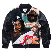 Load image into Gallery viewer, F1059 BLOW Wool Varsity Jacket - Black