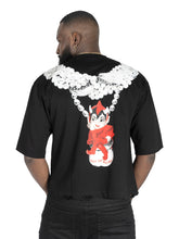 Load image into Gallery viewer, F111 La Perla Vintage Crop Tee - Black