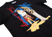 Load image into Gallery viewer, F128 Time is Money Tapestry Tee - Black