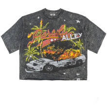 Load image into Gallery viewer, F132 Motion Sickness Cropped Tee - Black