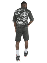 Load image into Gallery viewer, F132 Motion Sickness Cropped Tee - Black