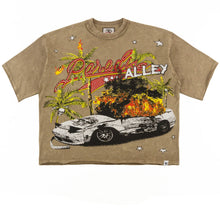 Load image into Gallery viewer, F132 Motion Sickness Cropped Tee - Mocha