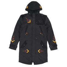 Load image into Gallery viewer, F1334 Jovan Aztec Weather Proof Coat - Black