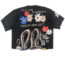 Load image into Gallery viewer, F154 GOAT Crop Tee - Black