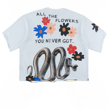 Load image into Gallery viewer, F154 GOAT Crop Tee - White