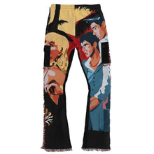 Load image into Gallery viewer, F1628 World Is Yours Tapestry Pants - Black
