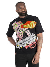 Load image into Gallery viewer, F172 Walk By Faith Box Tee - Black