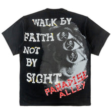 Load image into Gallery viewer, F172 Walk By Faith Box Tee - Black