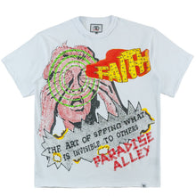 Load image into Gallery viewer, F172 Walk By Faith Box Tee - White