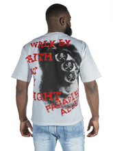 Load image into Gallery viewer, F172 Walk By Faith Box Tee - White
