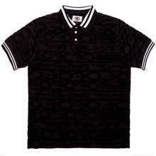 Load image into Gallery viewer, F178 Baroque Terry Polo - Black