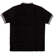 Load image into Gallery viewer, F178 Baroque Terry Polo - Black
