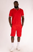 Load image into Gallery viewer, F678 Baroque Terry Shorts- Red